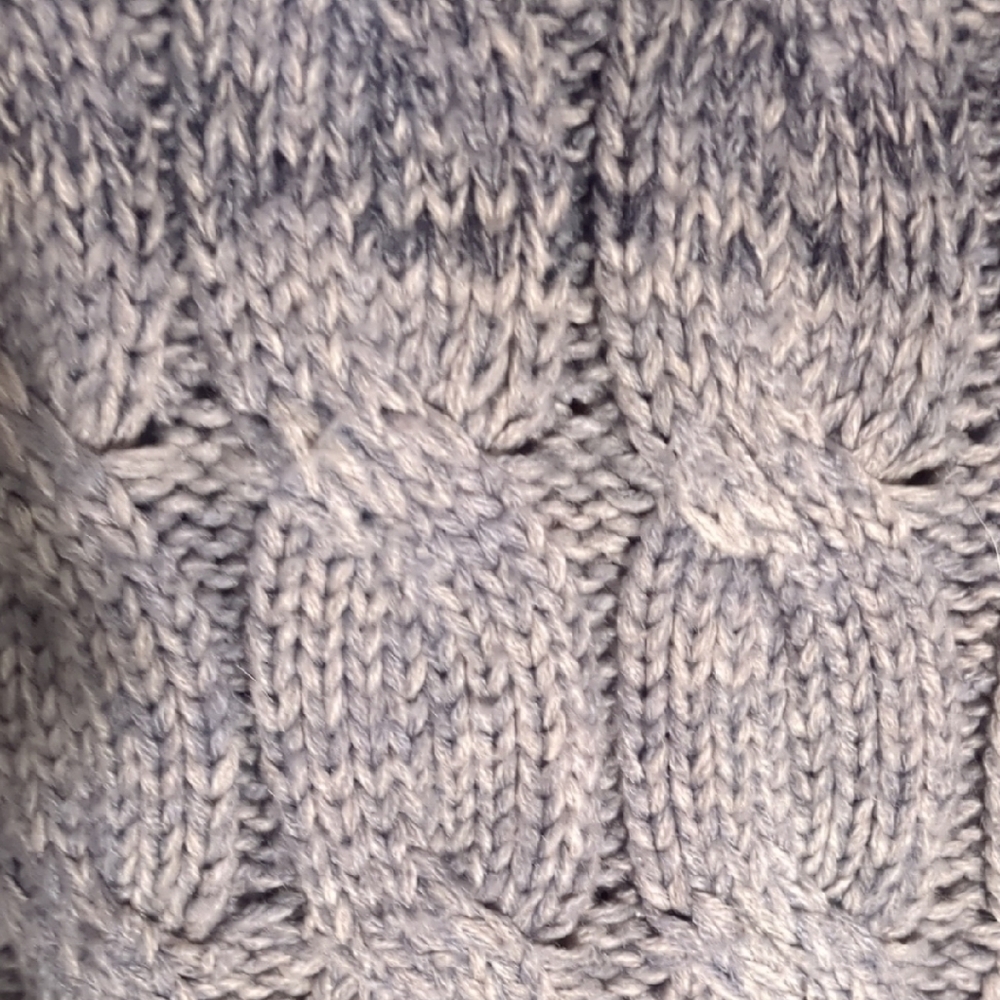Weatherproof Vintage Men's Charcoal Cable Knit Sweater - Picture 4 of 7